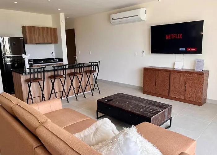 ¡your Oasis By The Beach! Loft In Santamar Apartment